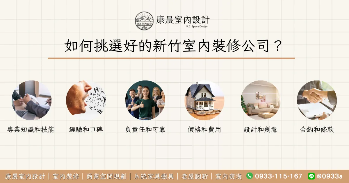 如何挑選好的新竹室內裝修公司？