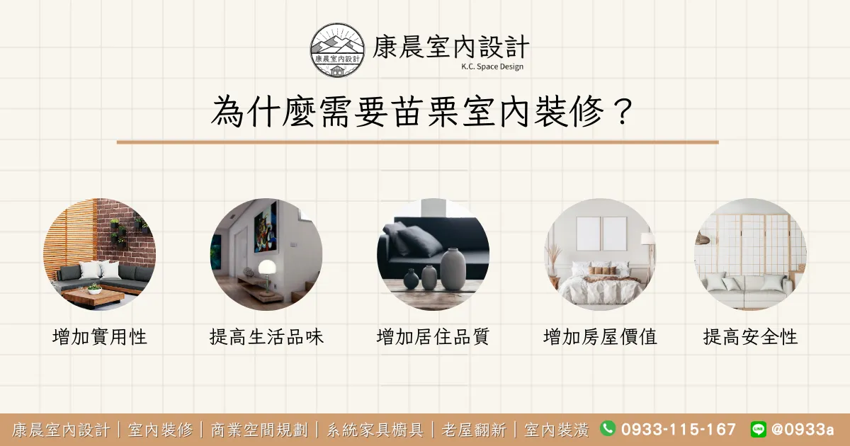 為什麼需要苗栗室內裝修？