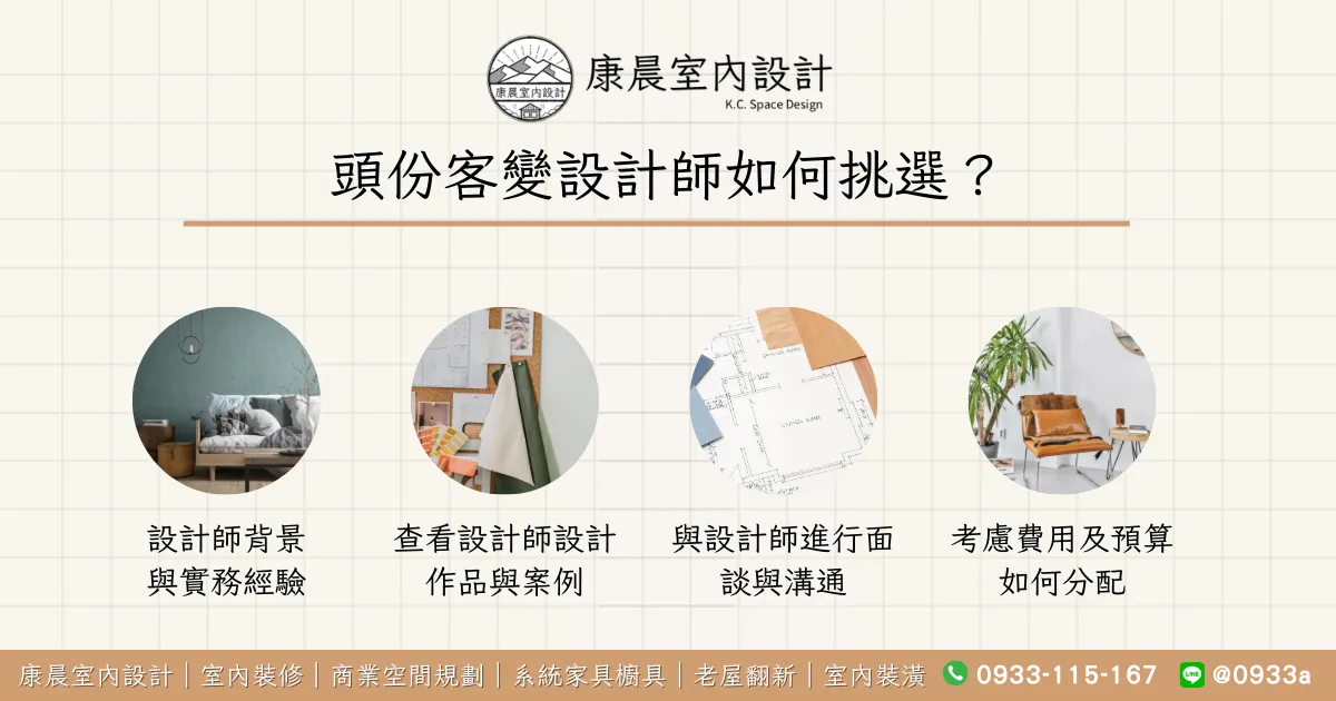 頭份客變設計師如何挑選？