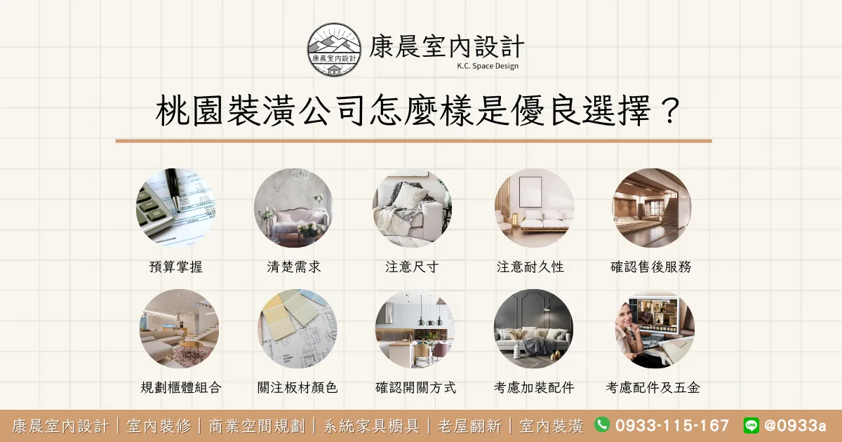 桃園裝潢公司怎麼樣是優良選擇？
