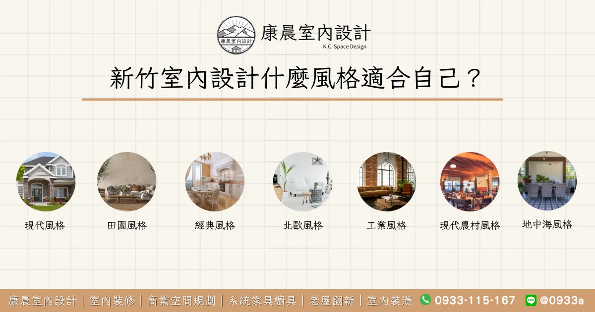 新竹室內設計什麼風格適合自己？