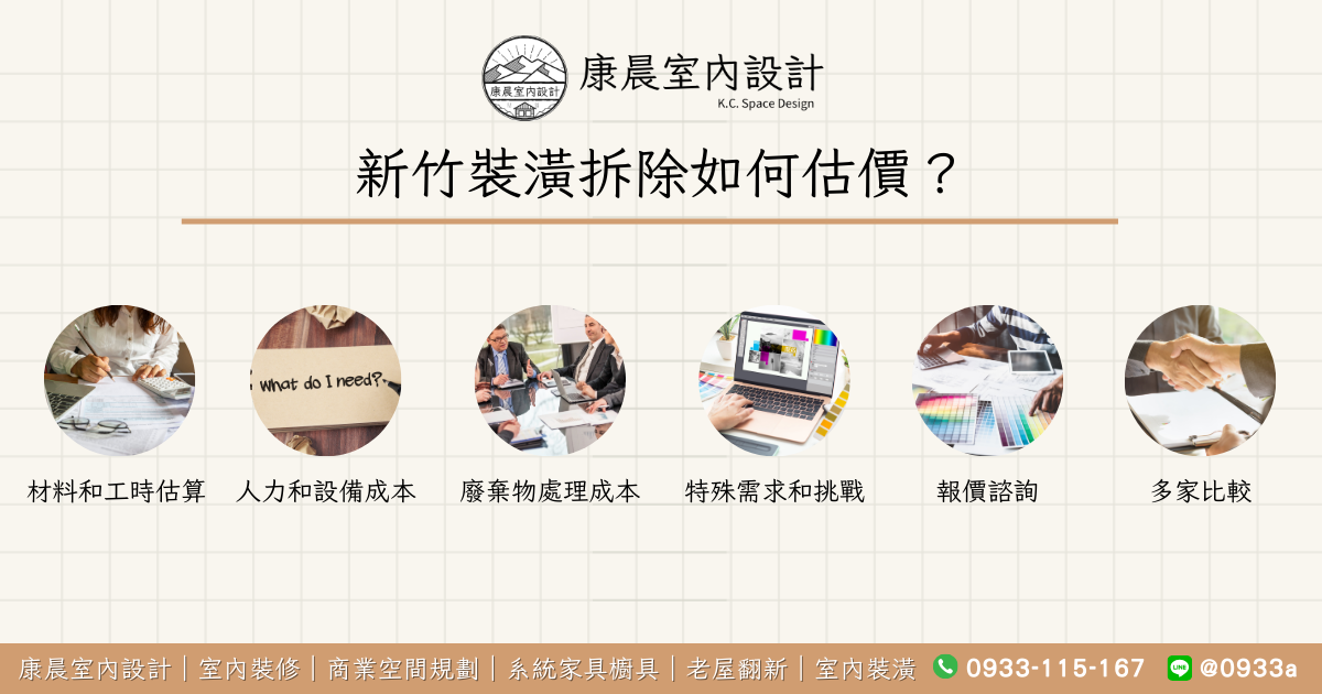 新竹裝潢拆除如何估價？